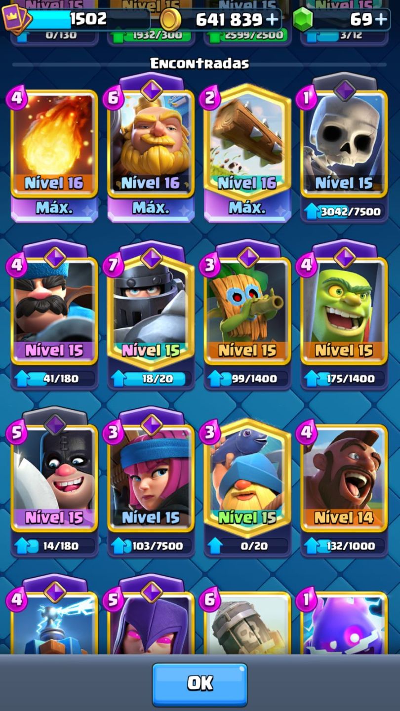 Conta de Clash royale 11k600 trofeús