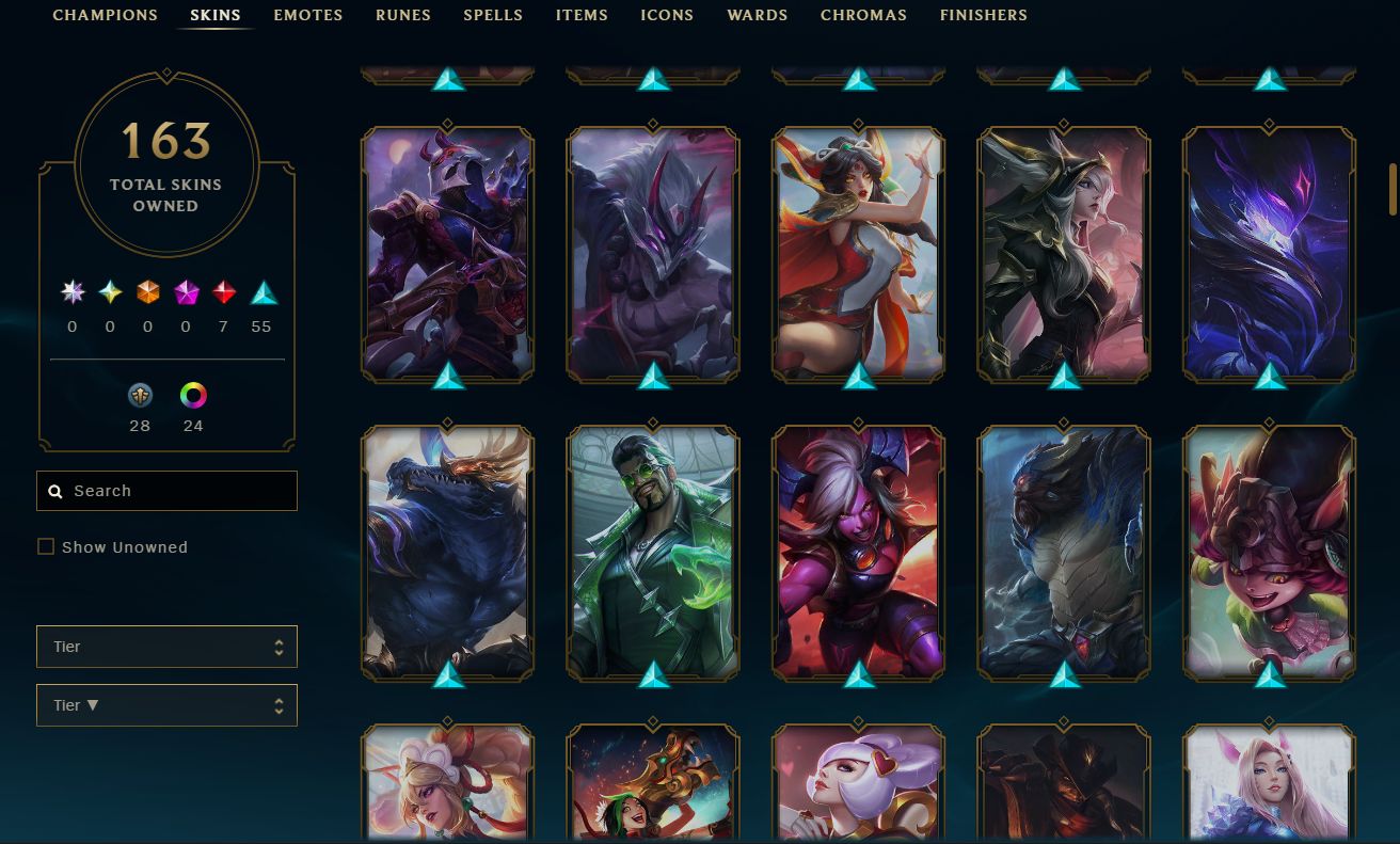 Conta Esmeralda 4 66% Winrate HANDLVL TODOS OS CHAMPIONS