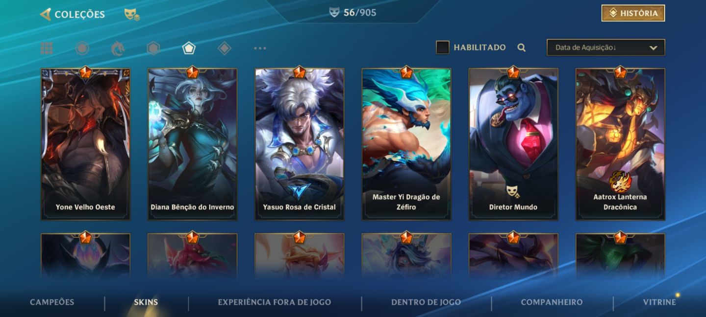 Conta Wild Rift 56 Skins Yone HEARTSTEEL de Prestígio