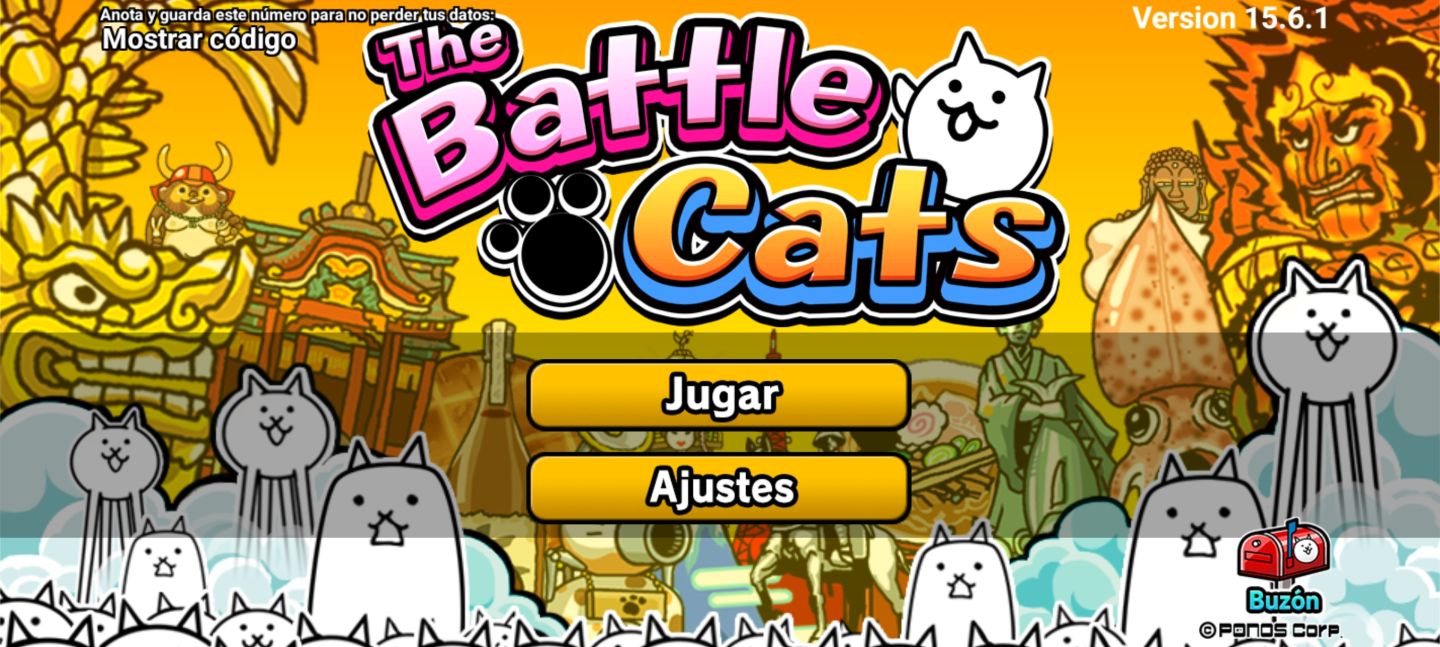 The Battles Cats conta avançada