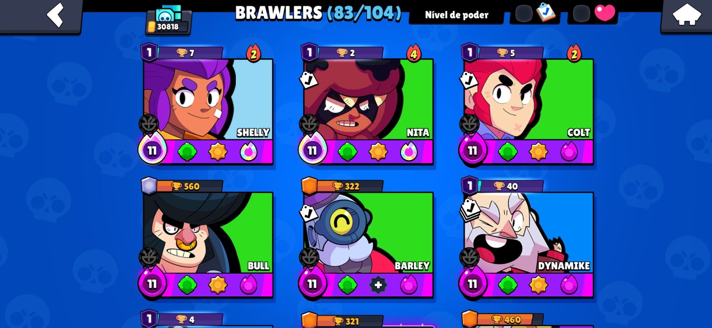 SUPER CONTA BRAWL STARS À VENDA! (CRIADA EM 2020 - NÍVEL 65)