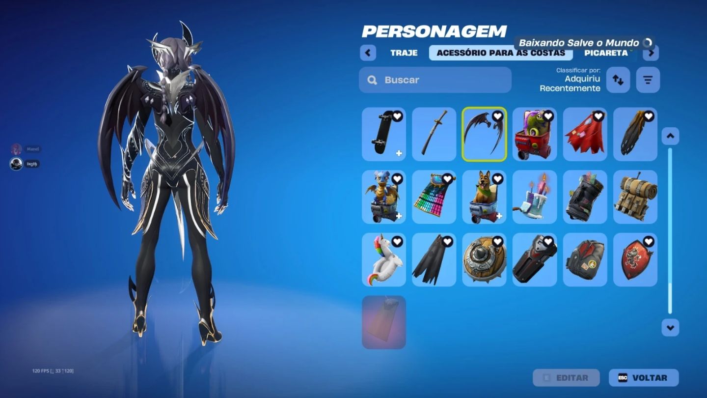 CONTA FORTNITE ANTIGA CAPÍTULO 1 / TEMPORADA 5