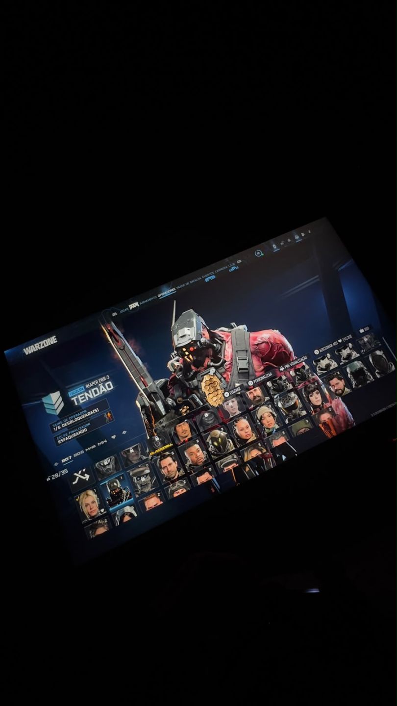 CONTA WARZONE PAUL ATREIDES, CAPITÃO PÁTRIA, TREM-BALA, SNOOPDOG, O LÍDER E MT++