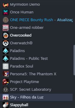 CONTA STEAM COM ALGUNS JOGUINHOS