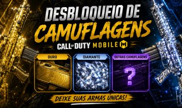 DESBLOQUEIO DE CAMUFLAGENS NO COD MOBILE | OURO, DIAMANTE, ZOMBIES E OUTROS!