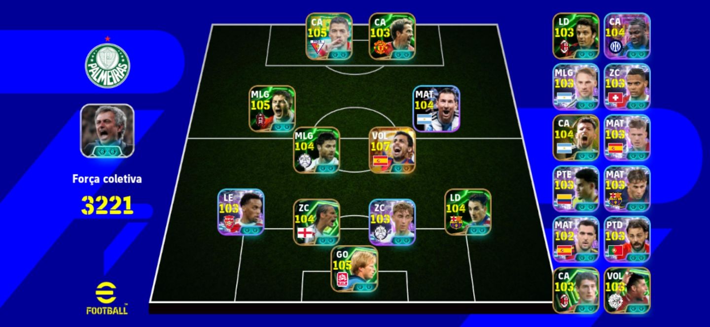 CONTA EFOOTBALL BRABA PRA SAIR LOGO JOGADORES RAROS