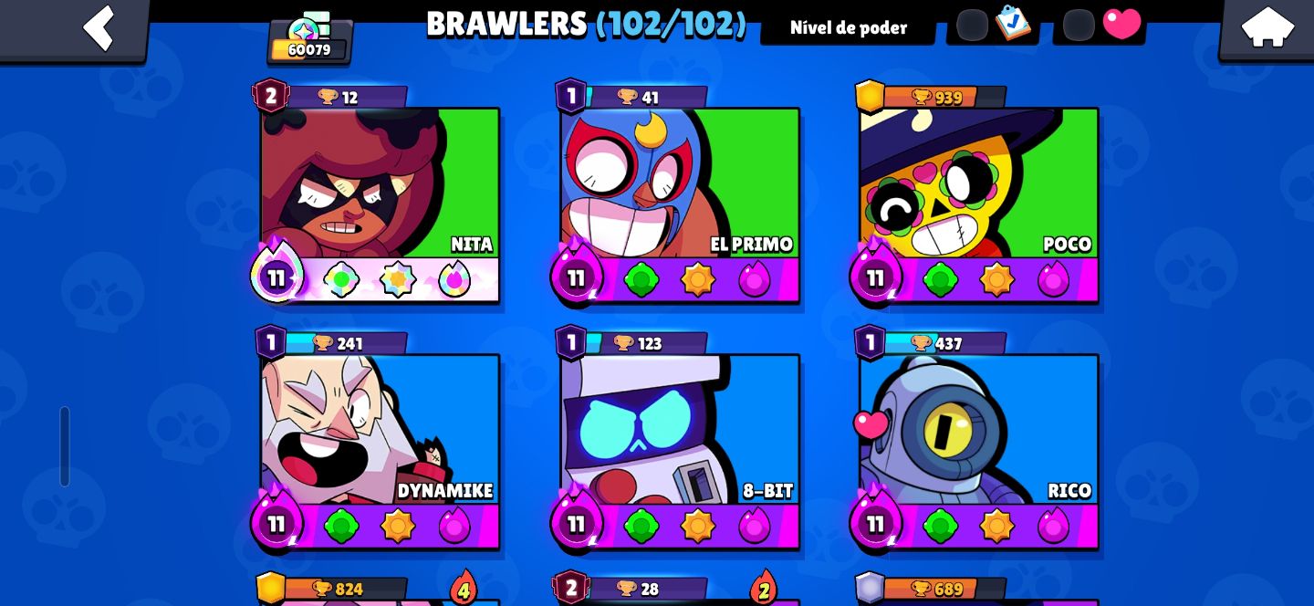 CONTA OG GEMADA COM CORVO DRAGAO BRAWL STARS | 64K | SAZONAIS + PASSES +106/107