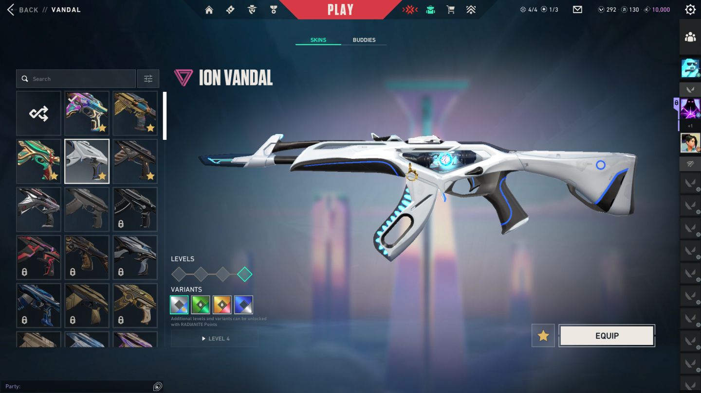 CONTA VALORANT NÍVEL 188 + SKINS - Preço Negociavel