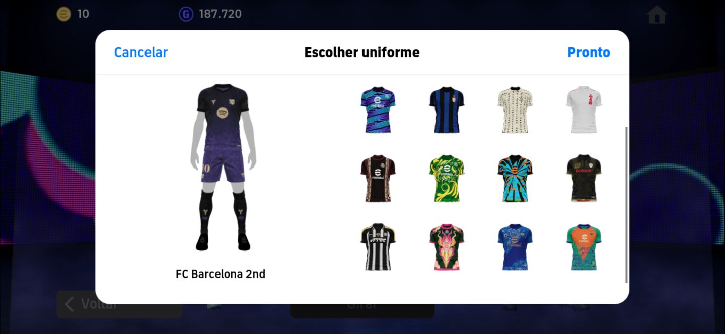 Conta efootball 2292 Lionel messi big time, 45 epics 3 big times 22 show times.