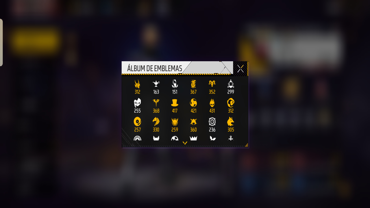 CONTA FREE FIRE GEMADA COM MUITOS ITENS RAROS