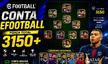 VENDE-SE CONTA EFOOTBALL COM A FORÇA 3150