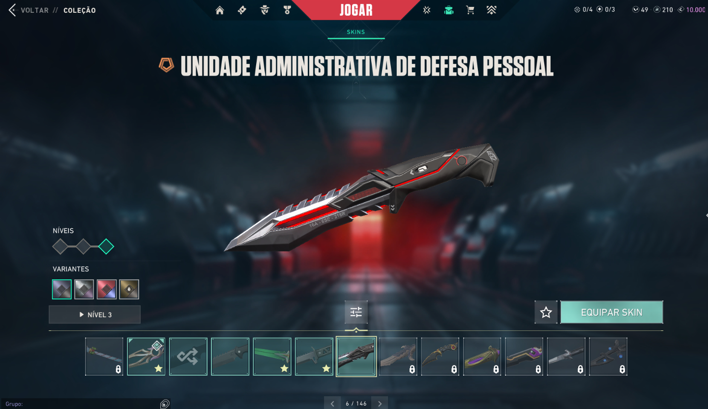 Conta Valorant faca Xenohunter, mmr baixo e algumas skins