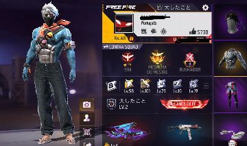 Conta de free fire com 2 evolutivas é muito mais!!
