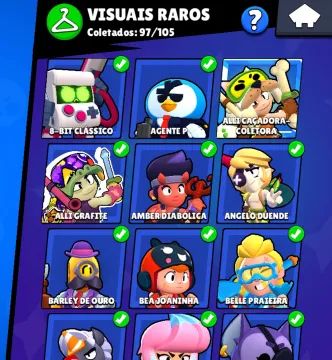 CONTA BRAWL STARS 2020 | 83.154 TROFÉUS | 106 BRAWLERS | 459 SKINS