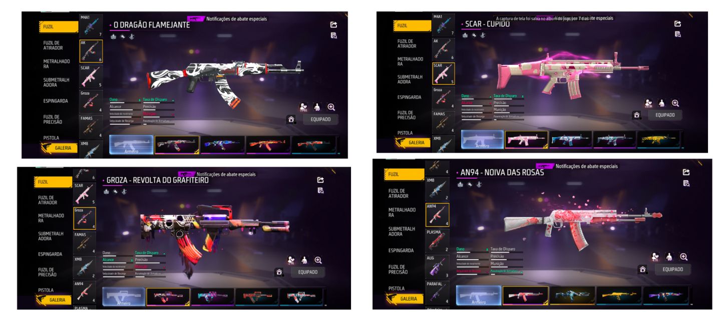Conta free fire, login pelo o google, login do facebok perdido,3 armas evolutiva