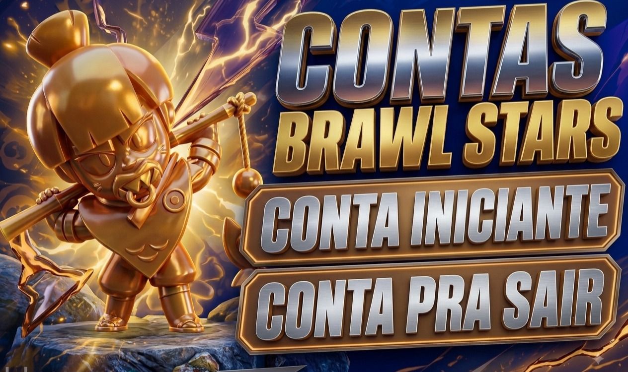 Conta de brawlstars iniciante COM O NOVO BRAWLER LENDÁRIO