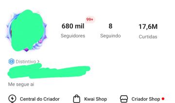 CONTA DO KWAI MONETIZADA / 680 MIL SEGUIDORES