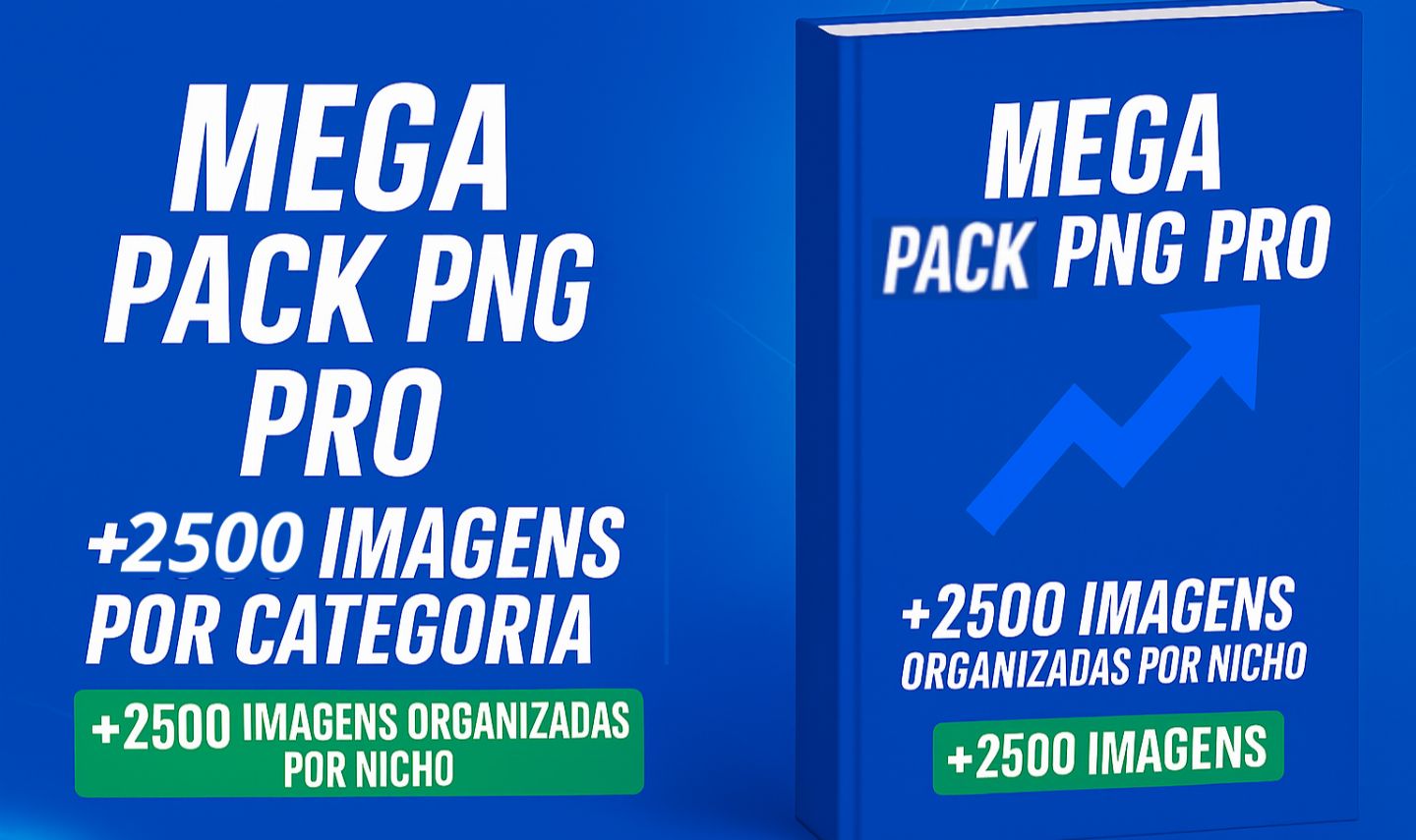 Mega Pack PNG Pro 2500+ Imagens PNG