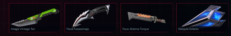 Conta com 75 skins e 4 facas - champions 2025