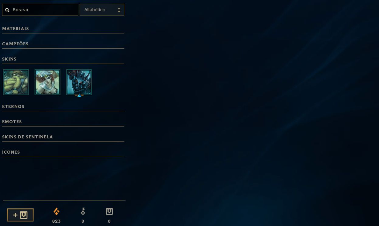Conta LEAGUE OF LEGENDS+VALORANT