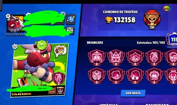 Conta Brawl stars 132k Troféus