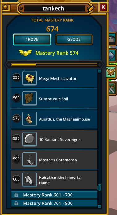 Conta Trove Valor a negociar