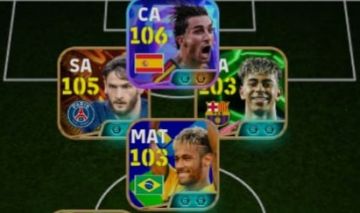 Conta Efootball Rara! Kvara Blitz + Yamal Antigo + Ney do Pack + Rodri e++++!