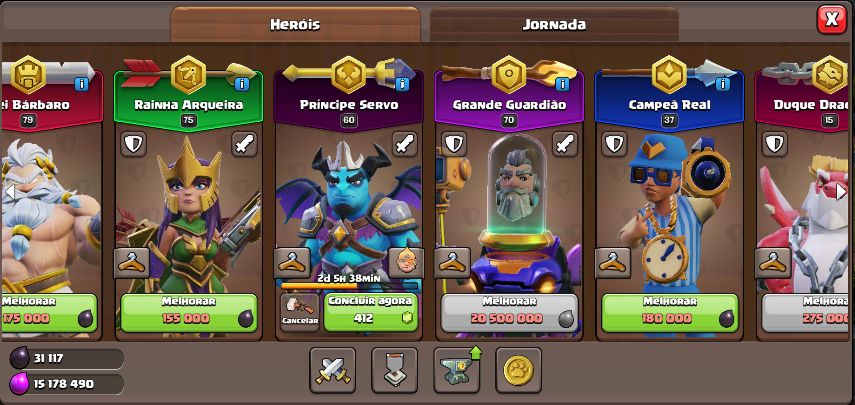 Clash of Clans CV16 Full com PAISAGEM LENDÁRIA ZG