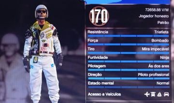 Conta GTA V ONLINE MODD XONE DOIS PERSONAGENS 170/120 CORRIDINHA TRAJES MOD 1M