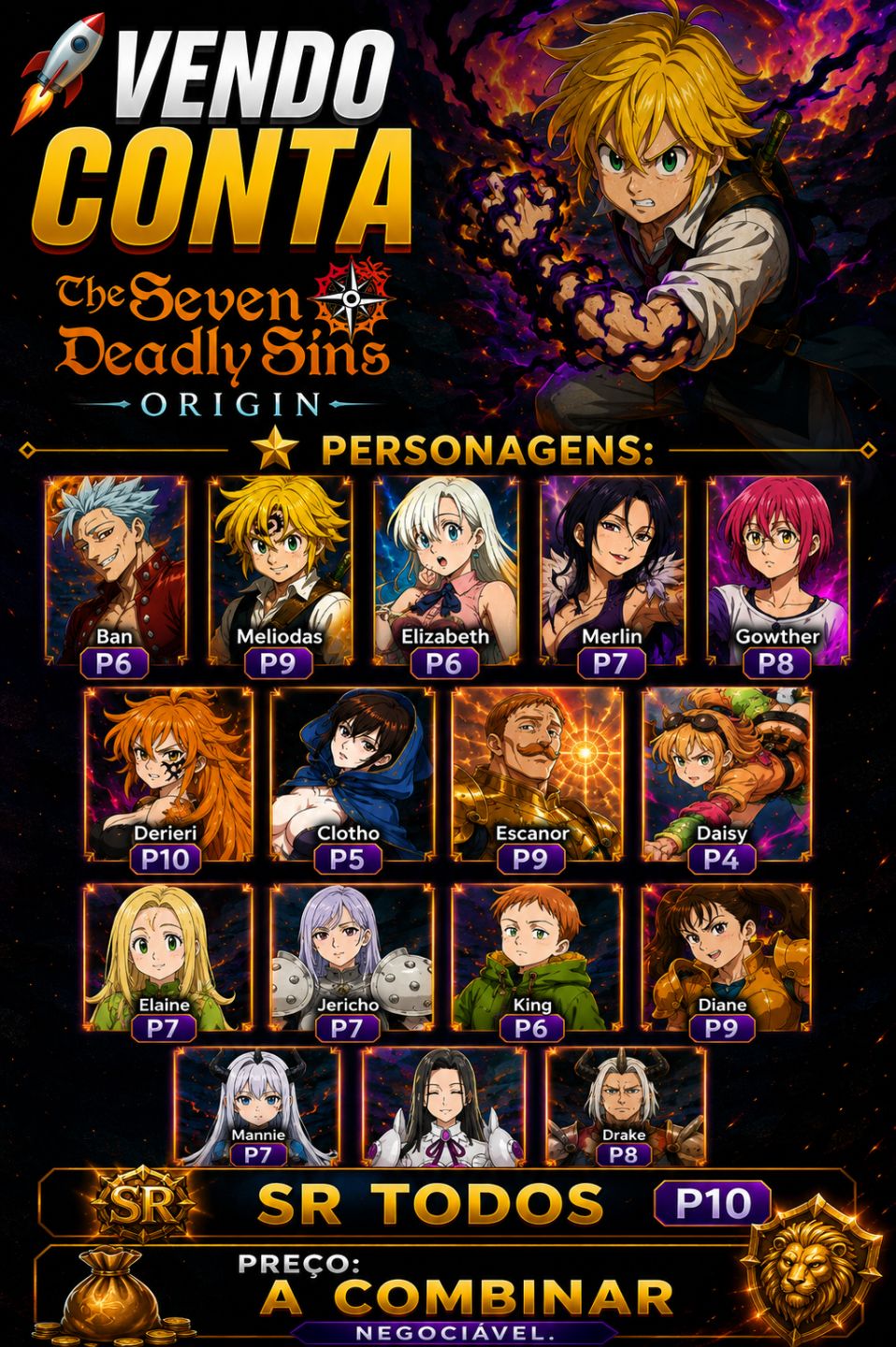 THE SEVEN DEADLY SINS ORIGIN 7DS