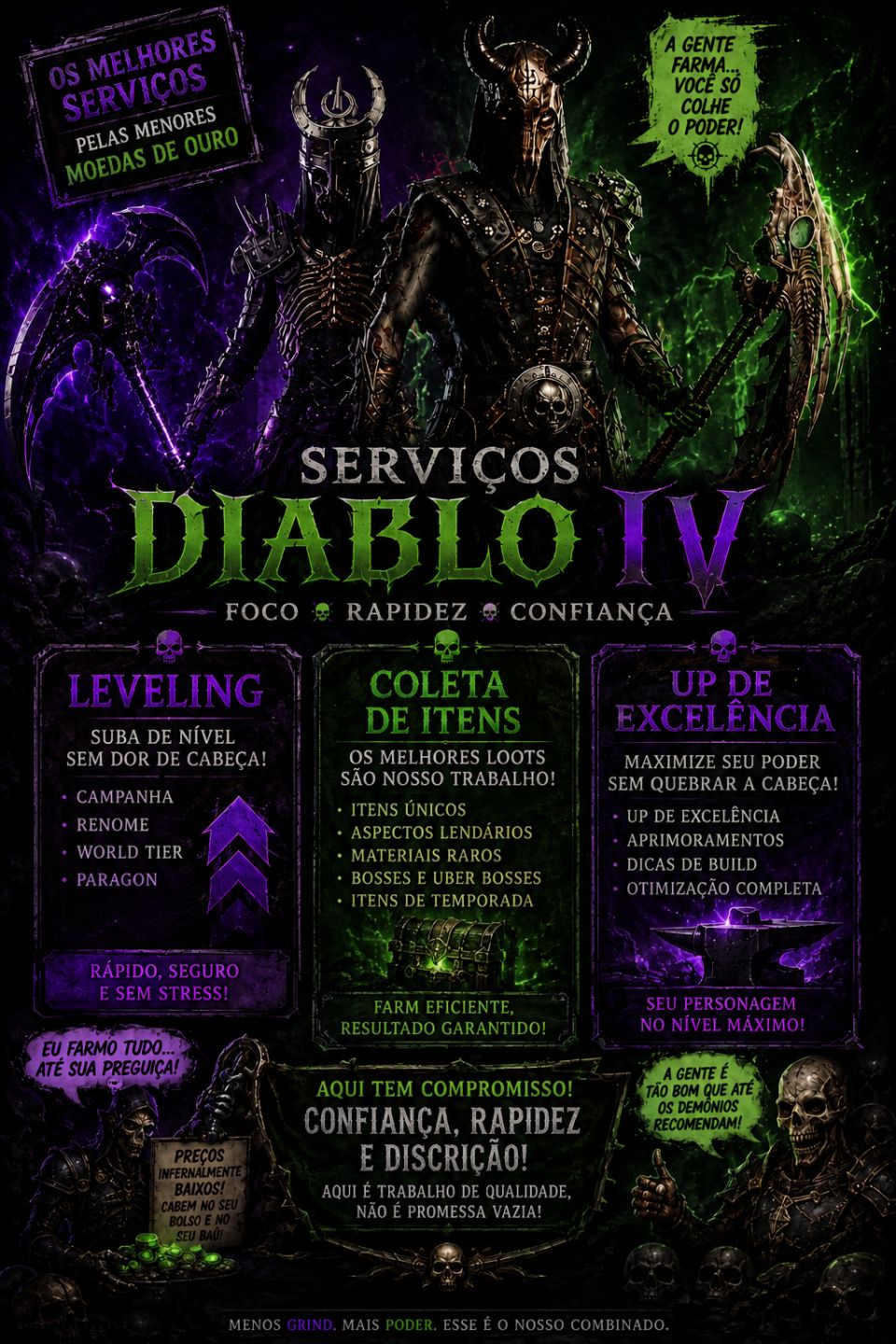 DIABLO IV - SERVIÇOS GERAIS
