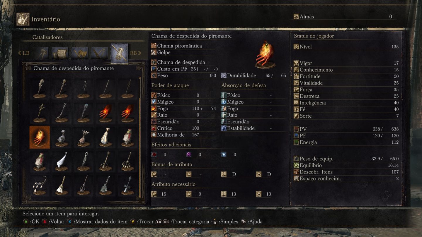DARK SOULS 3 Todos os Itens PS4/5 e Steam