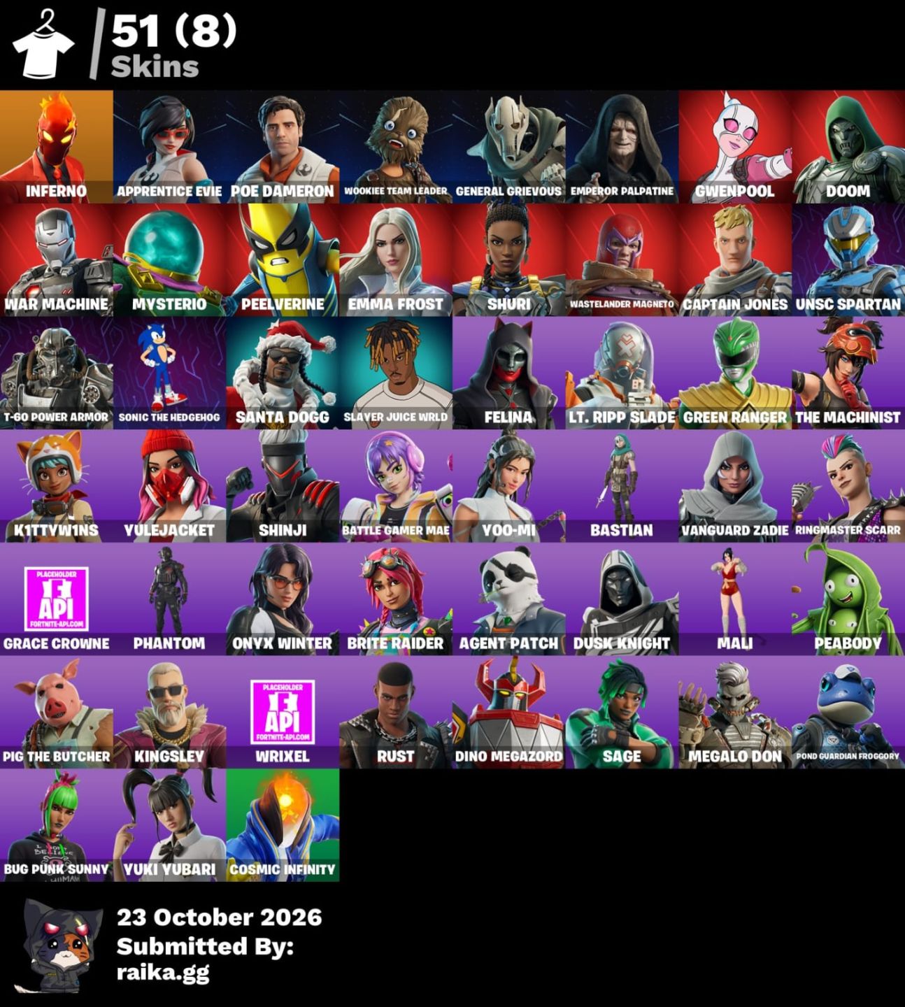 CONTAS FORTNITE TRYHARD SKINS | MAIS BARATO