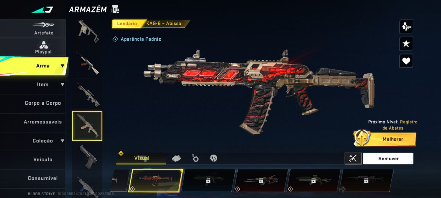 CONTA DE BLOOD STRIKE COM MP5 EMPIRIA + AK-47 TERROR NOTURNO + KATANA!