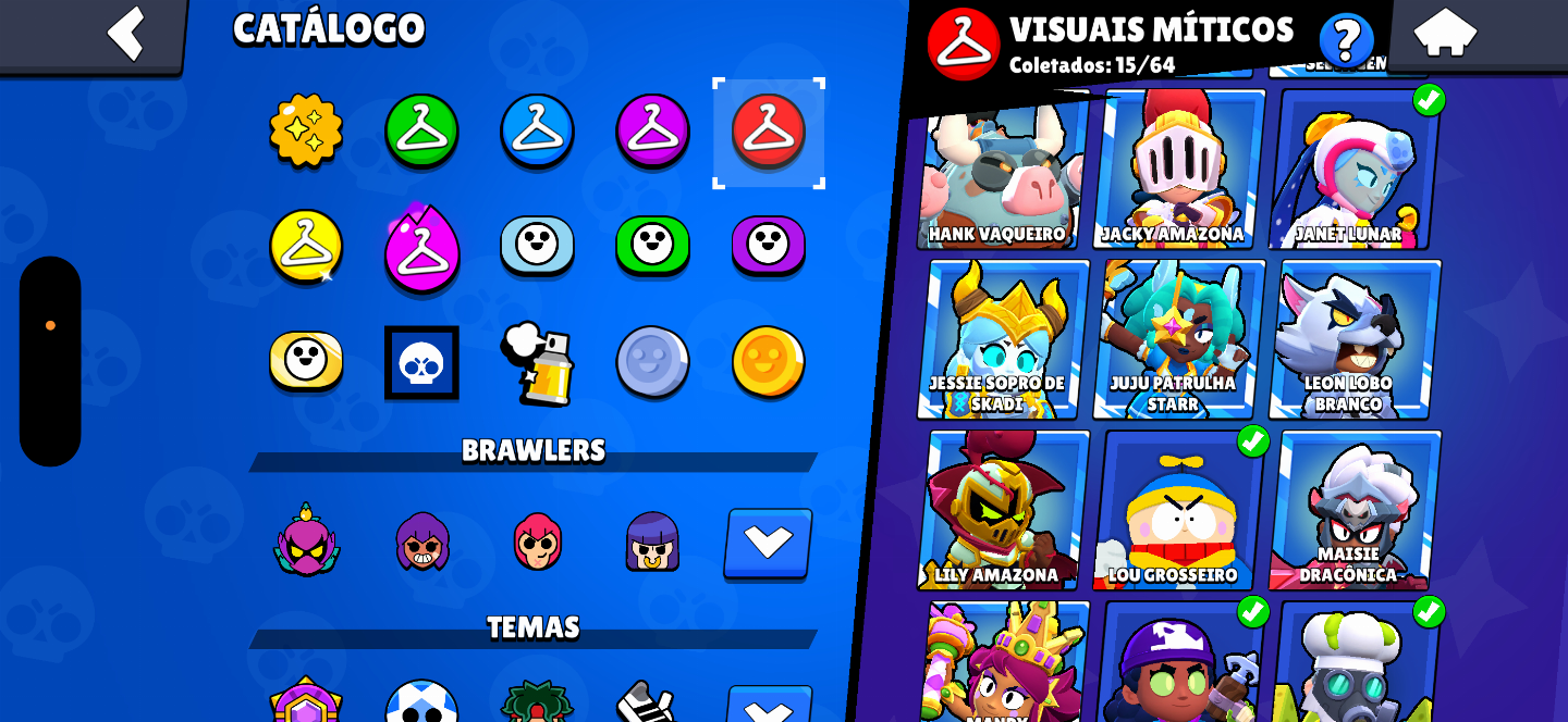 Conta de Brawl stars com 55k de troféus
