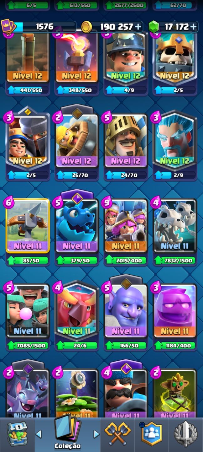 OFERTA!!! CONTA DE CLASH ROYALE BEM UPADA. CONTA BOA!!!