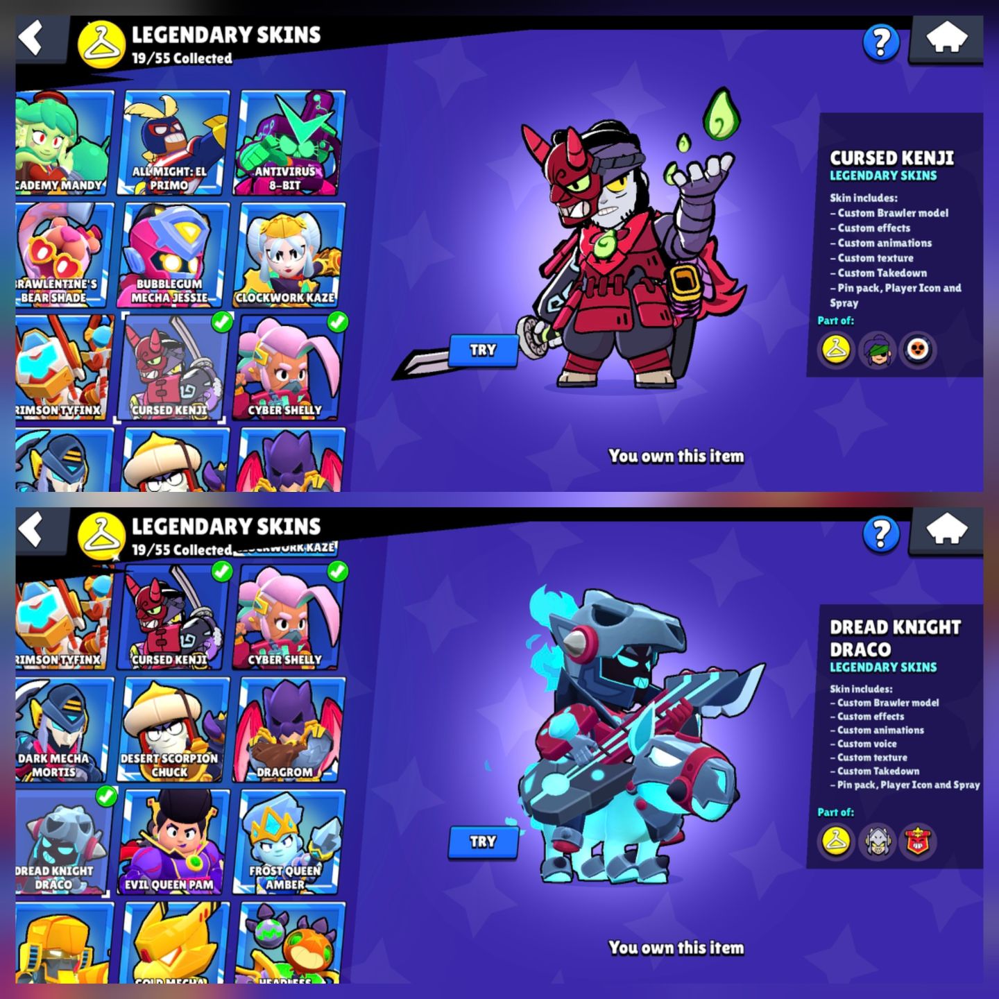 Conta Brawl Stars com TODOS os Brawlers (84 com prestígio)