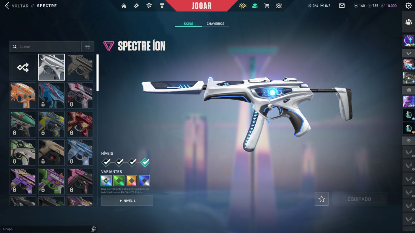 Conta valorant unico dono Varias skins