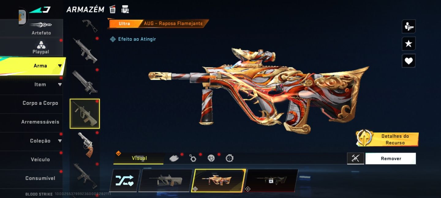 CONTA BLOOD STRIKE COM BASTANTE ITEN RARO ANTIGO E ATUAL