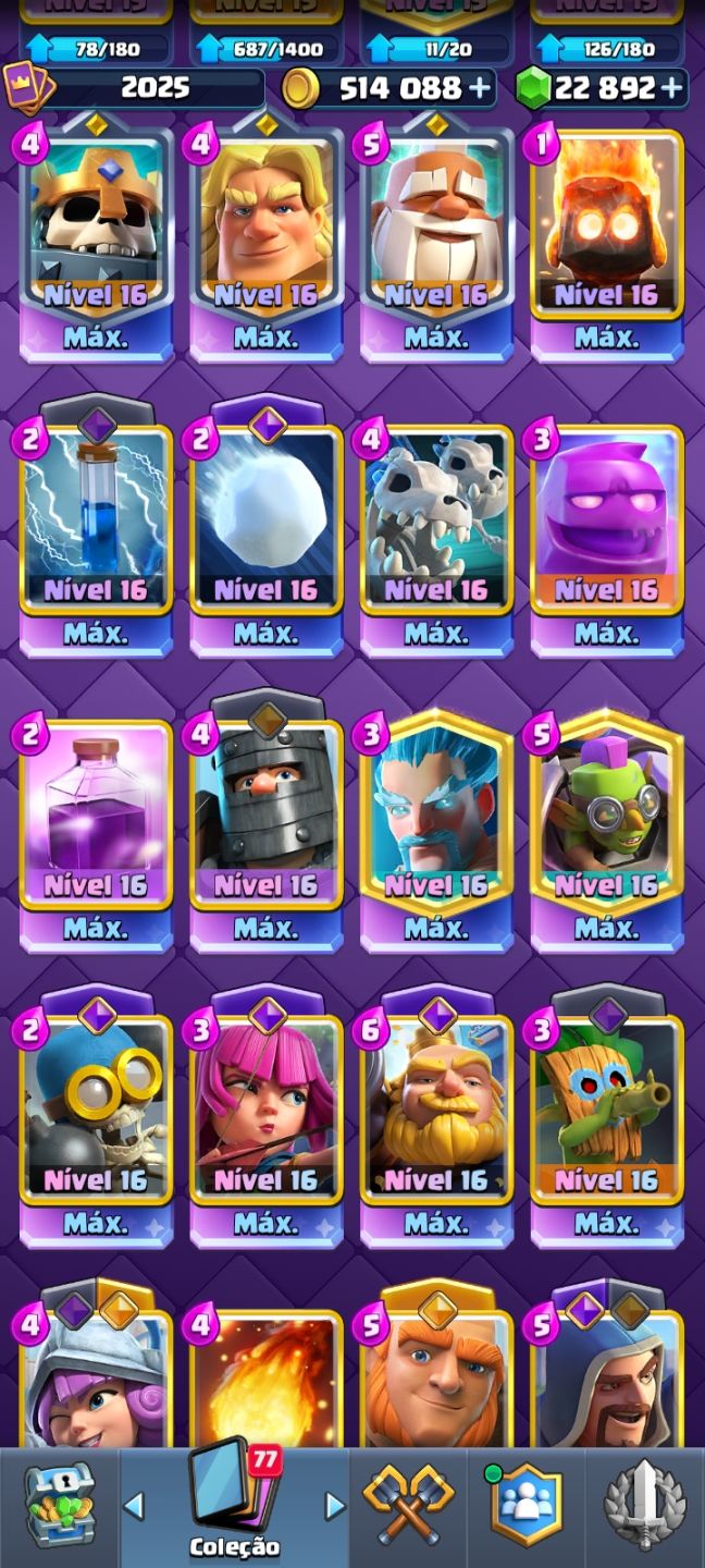 Conta 9 anos Clash royale