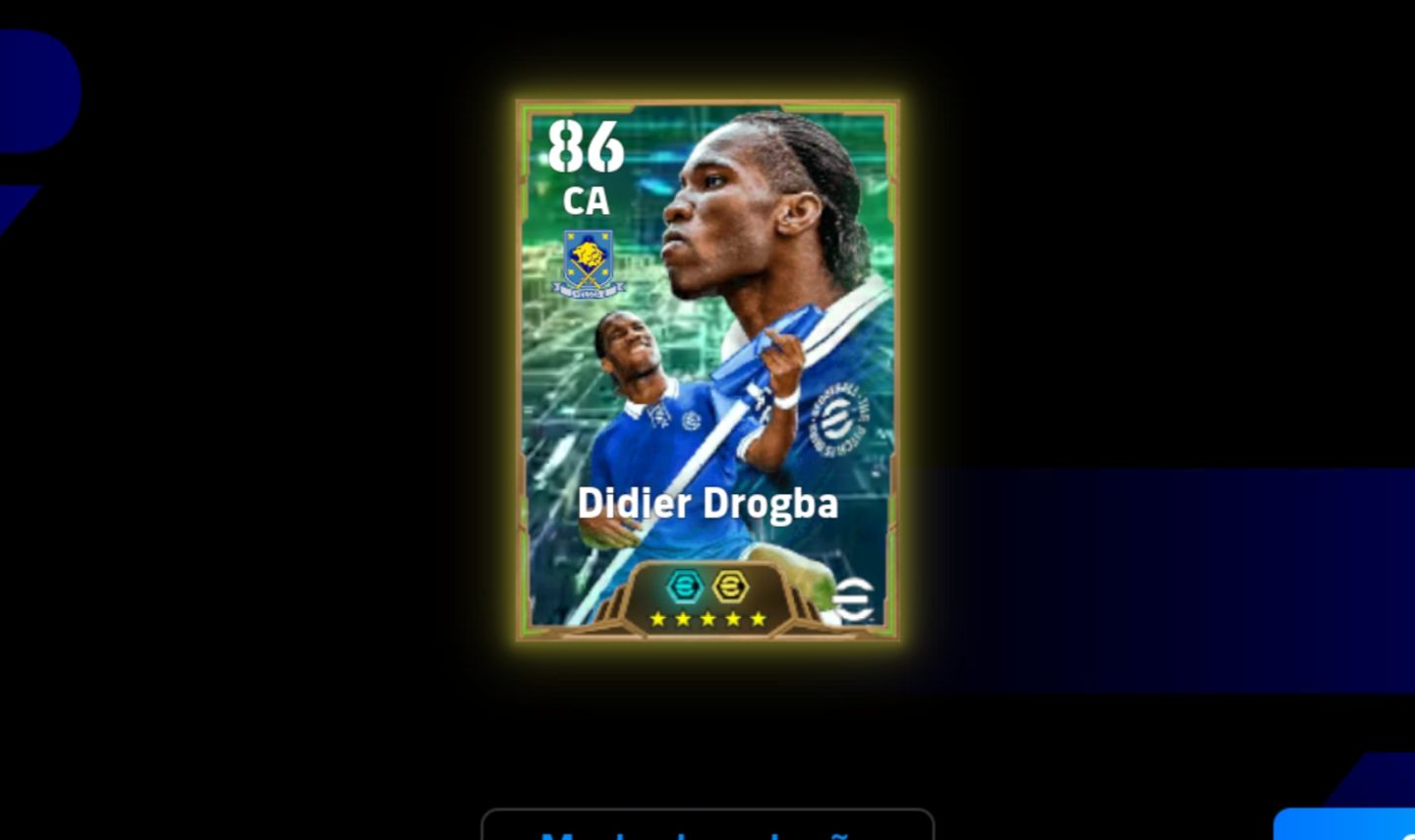 Conta efootbal com novo cannavaro e novo drogba