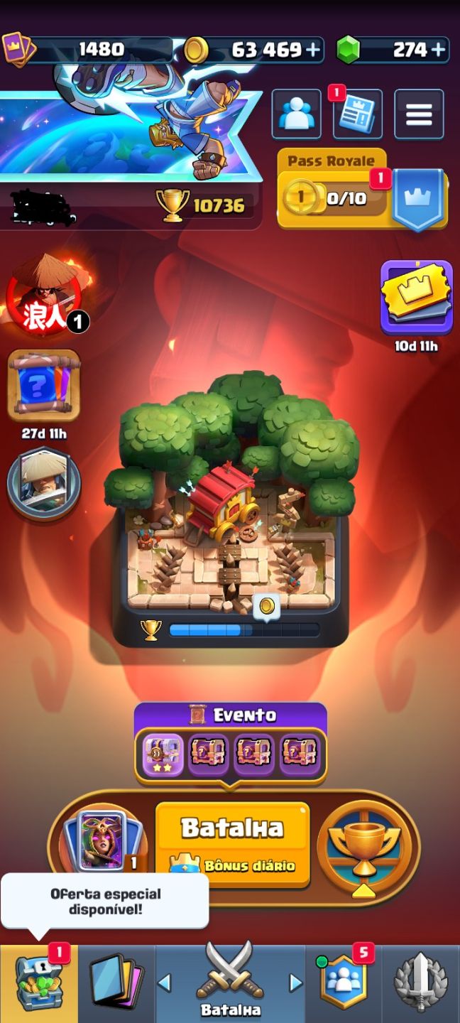 Conta Clash royale 10K+