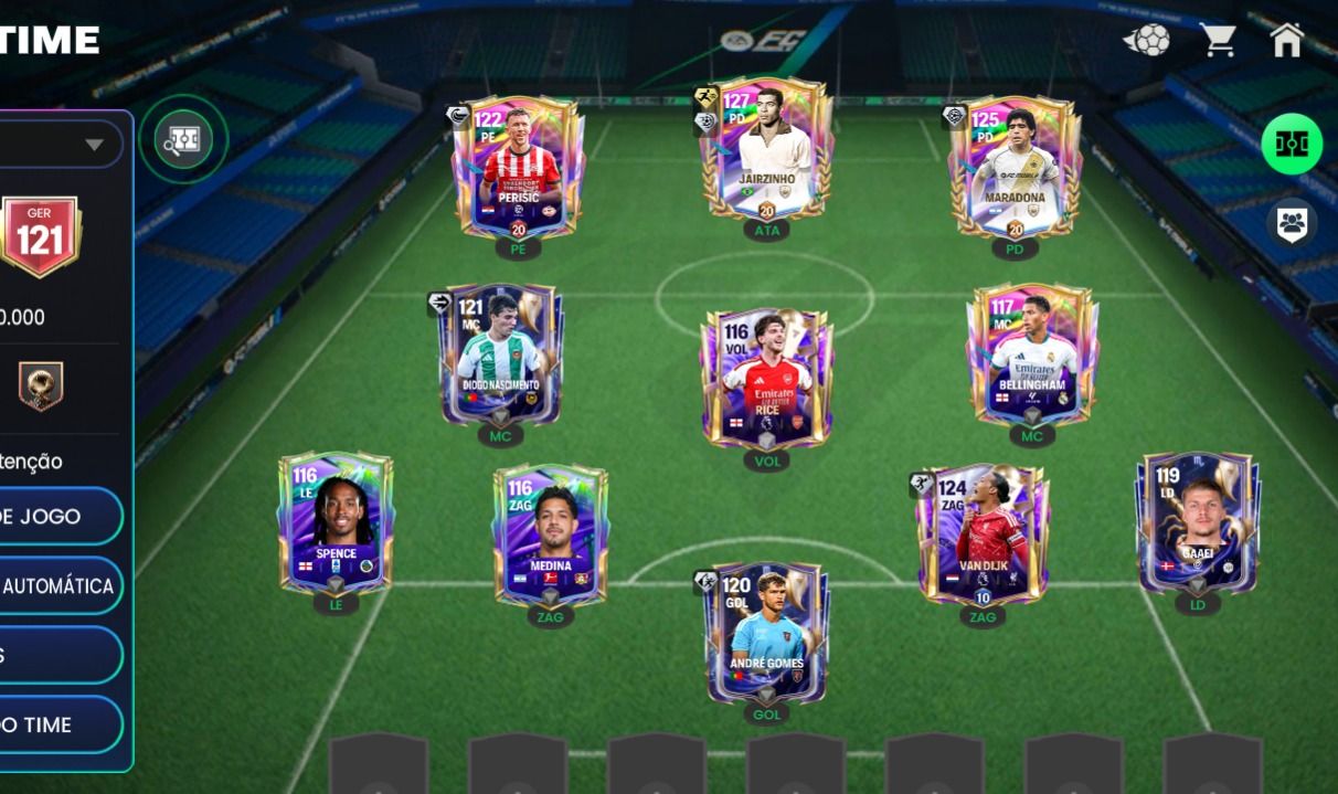 EA FC Mobile | GER 121| Jairzinho + Maradona conta recém criada