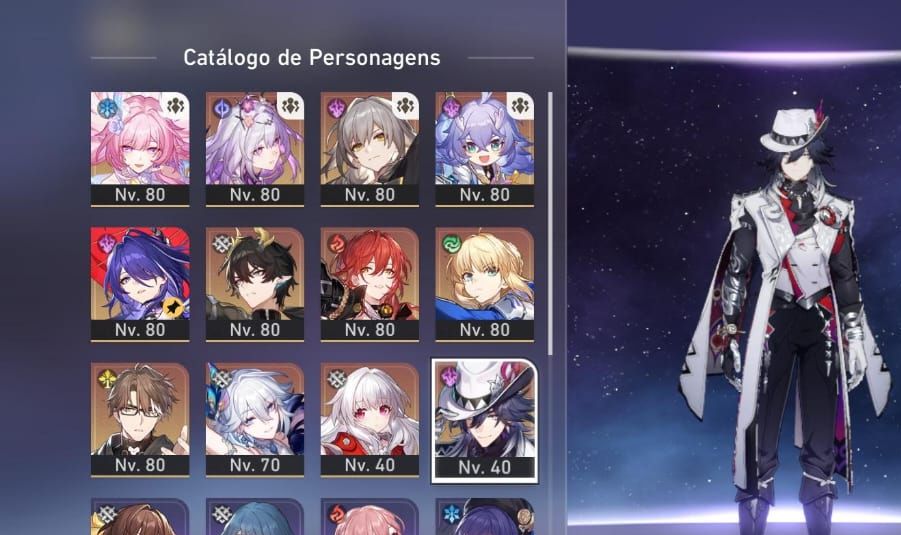 Cyrene + Ashveil + Castorice + Yao Guang + Acheron + Saber + Outros T5 e mais