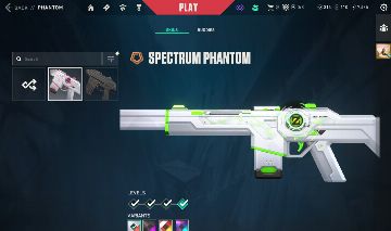 Conta valorant com phantom spectrum - 2 vandal valiant hero-prime (FULL ACESSO)