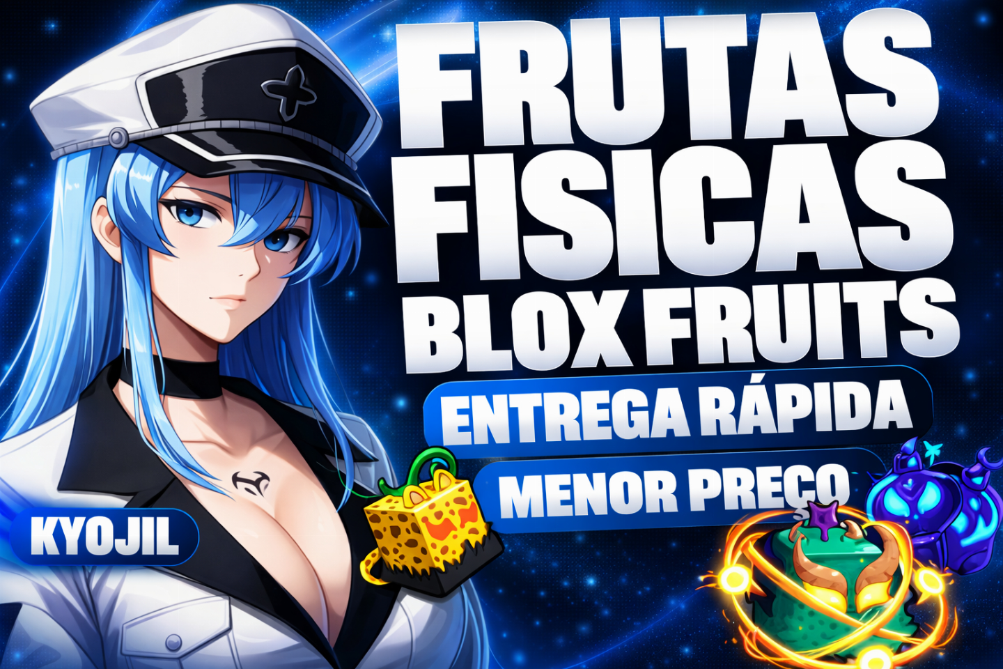 [MAGNET] FRUTAS FÍSICAS - DRAGON/KITSUNE/MAGNET - BLOX FRUITS (ENTREGA RAPIDA)
