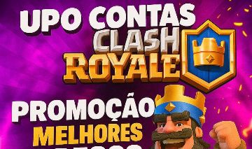 UPO CONTAS DE CLASH ROYALE POR 5 REAIS.