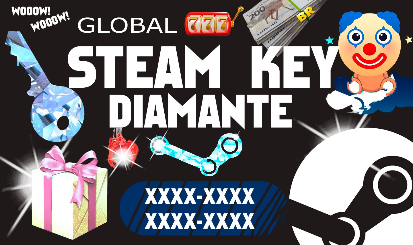 Random KEY Steam Chave Global Entrega Imediata
