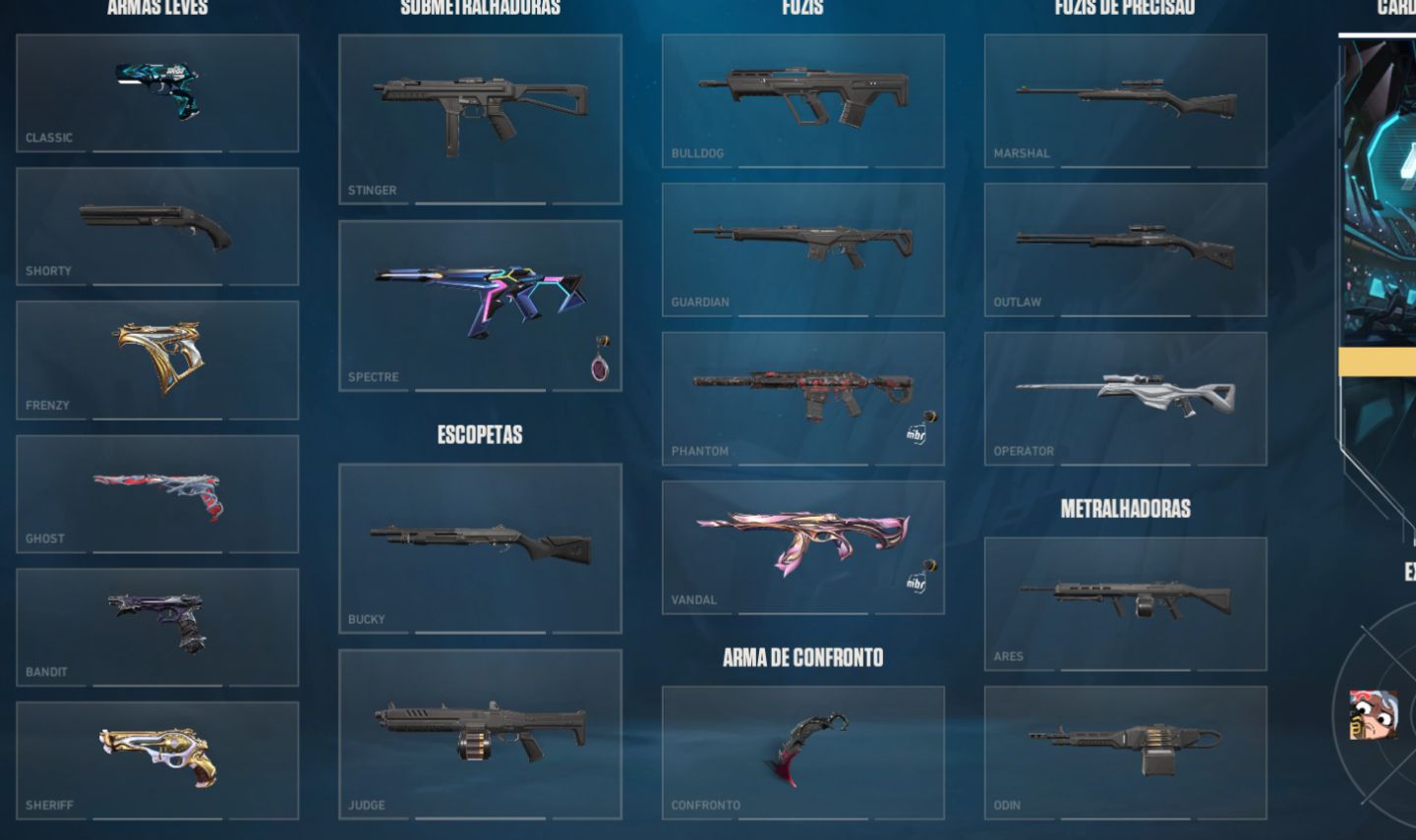Conta valorant +4k reais gastos ( passe dessa temporada ja esta comprado )