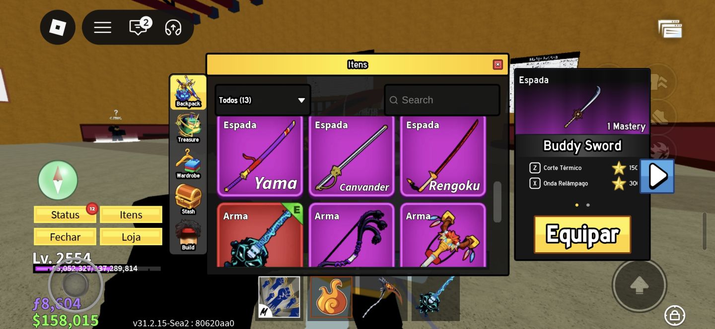 CONTA ROBLOX VOLEYBALL COM ITENS DA SEASON 3 + BLOXFRUITS